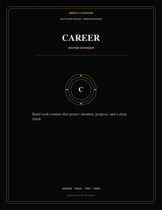 Career Routine Expansion cover