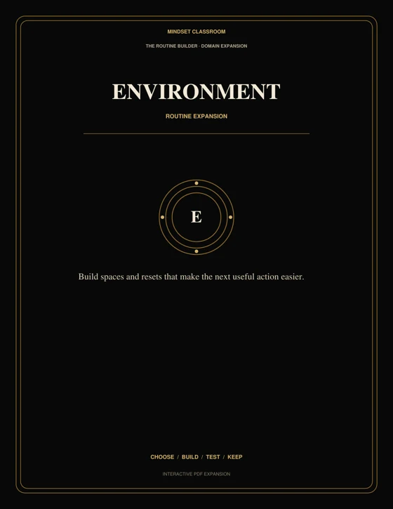 Environment Routine Expansion cover