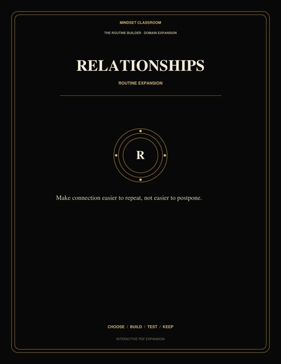 Relationships Routine Expansion cover
